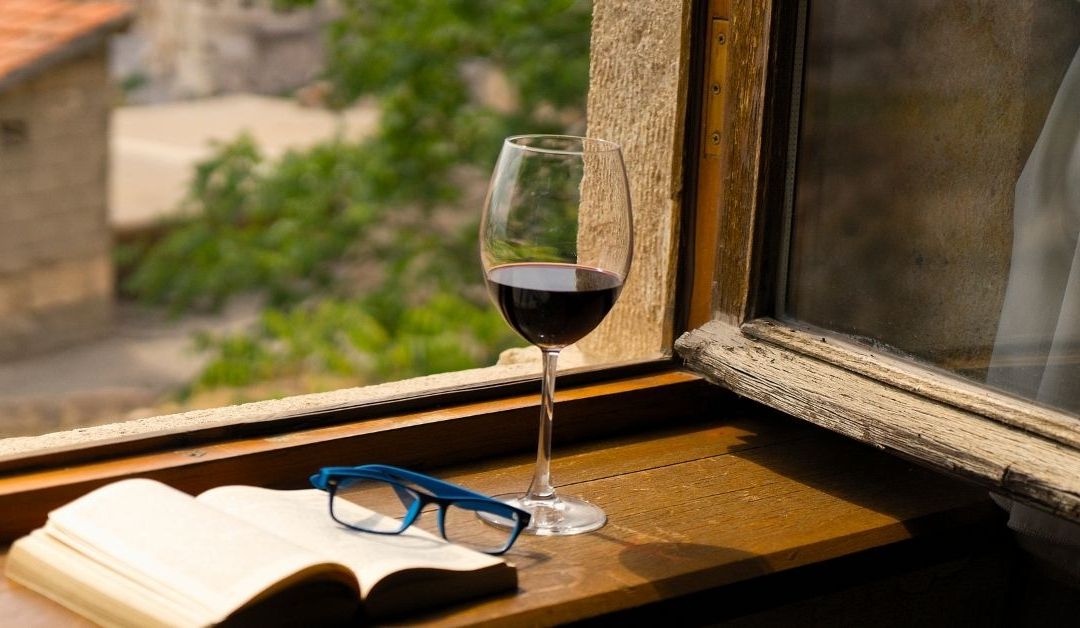 Libros y vinos